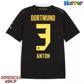 Borussia Dortmund Waldemar Anton #3 Udebanetrøje 2026-27 Kort ærmer Borussia Dortmund Waldemar Anton #3 Udebanetrøje 2026-27 Kort ærmer